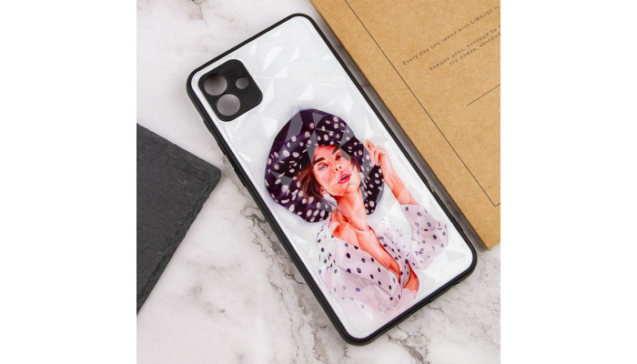 TPU+PC чехол Prisma Ladies для Samsung Galaxy A05 Girl in a hat - фото