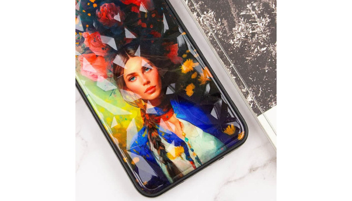 TPU+PC чехол Prisma Ladies для Samsung Galaxy A05 Peonies - фото