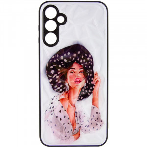 TPU+PC чехол Prisma Ladies для Samsung Galaxy A05s Girl in a hat