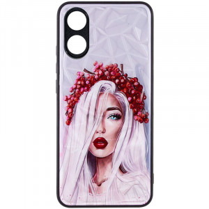 TPU+PC чехол Prisma Ladies для Oppo A38 / A18 Ukrainian Girl