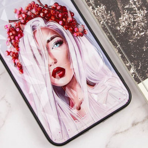 TPU+PC чехол Prisma Ladies для Oppo A38 / A18 Ukrainian Girl