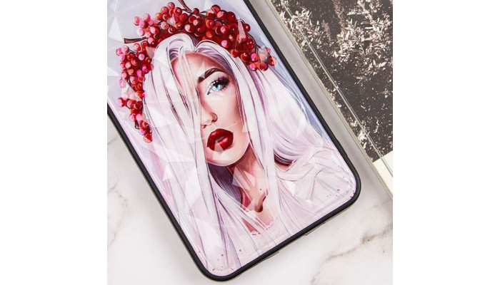 TPU+PC чохол Prisma Ladies для Oppo A38 / A18 Ukrainian Girl - фото