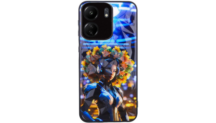 TPU+PC чехол Prisma Ladies для Xiaomi Redmi 13C / Poco C65 Cyberpunk - фото