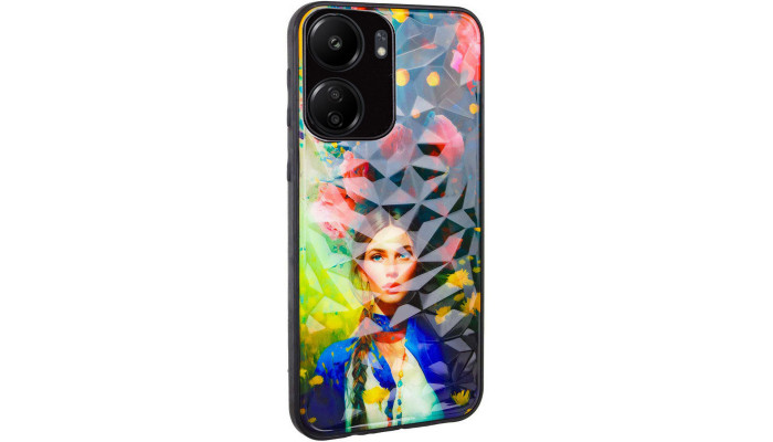 TPU+PC чехол Prisma Ladies для Xiaomi Redmi 13C / Poco C65 Peonies - фото