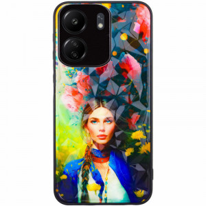 TPU+PC чехол Prisma Ladies для Xiaomi Redmi 13C / Poco C65 Peonies