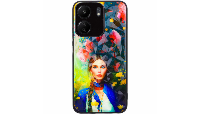 TPU+PC чехол Prisma Ladies для Xiaomi Redmi 13C / Poco C65 Peonies - фото