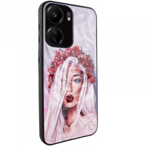 TPU+PC чехол Prisma Ladies для Xiaomi Redmi 13C / Poco C65 Ukrainian Girl