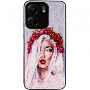 TPU+PC чехол Prisma Ladies для Xiaomi Redmi 13C / Poco C65 Ukrainian Girl