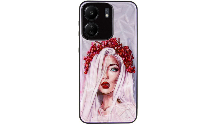 TPU+PC чехол Prisma Ladies для Xiaomi Redmi 13C / Poco C65 Ukrainian Girl - фото