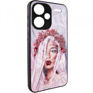 TPU+PC чехол Prisma Ladies для Xiaomi Redmi Note 13 Pro+ Ukrainian Girl