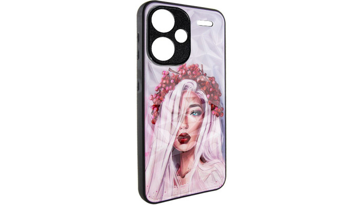 TPU+PC чехол Prisma Ladies для Xiaomi Redmi Note 13 Pro+ Ukrainian Girl - фото