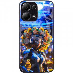 TPU+PC чехол Prisma Ladies для Xiaomi Redmi Note 13 4G Cyberpunk