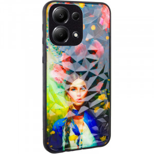 TPU+PC чехол Prisma Ladies для Xiaomi Redmi Note 13 4G Peonies