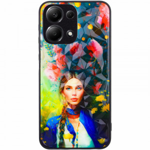 TPU+PC чехол Prisma Ladies для Xiaomi Redmi Note 13 4G Peonies