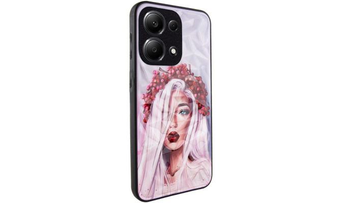 TPU+PC чехол Prisma Ladies для Xiaomi Poco X6 / Note 13 Pro 5G Ukrainian Girl - фото