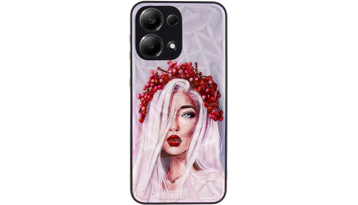 TPU+PC чехол Prisma Ladies для Xiaomi Poco X6 / Note 13 Pro 5G Ukrainian Girl - фото