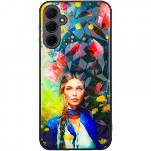 TPU+PC чехол Prisma Ladies для Samsung Galaxy A55 Peonies