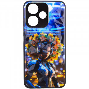 TPU+PC чохол Prisma Ladies для Xiaomi Redmi 13 4G / Poco M6 4G Cyberpunk