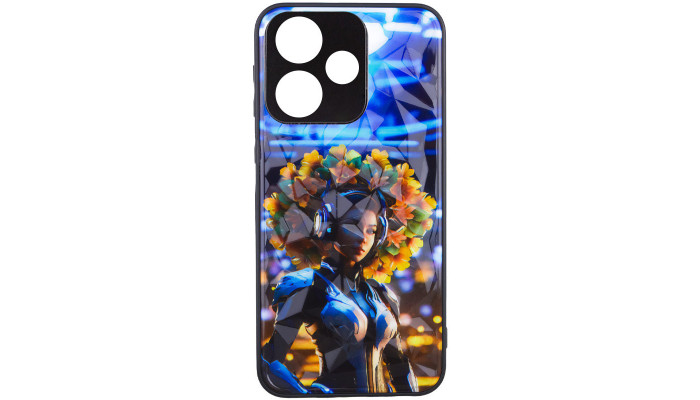 TPU+PC чехол Prisma Ladies для Xiaomi Redmi 13 4G / Poco M6 4G Cyberpunk - фото