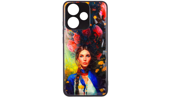 TPU+PC чохол Prisma Ladies для Xiaomi Redmi 13 4G / Poco M6 4G Peonies - фото