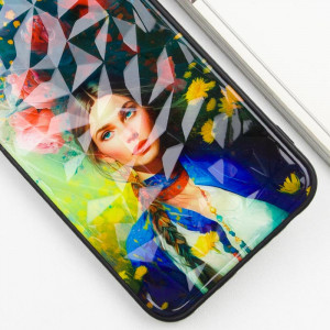 TPU+PC чехол Prisma Ladies для Xiaomi Redmi 13 4G / Poco M6 4G Peonies