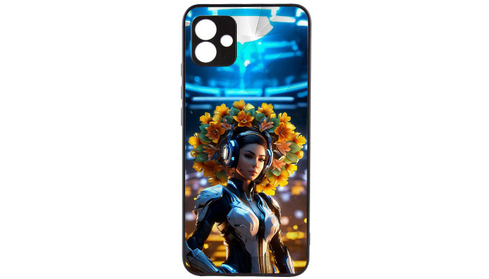 TPU+PC чехол Prisma Ladies для Samsung Galaxy A06 Cyberpunk - фото