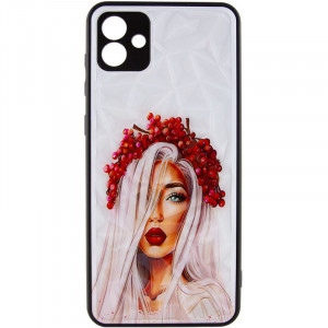 TPU+PC чехол Prisma Ladies для Samsung Galaxy A06 Ukrainian Girl