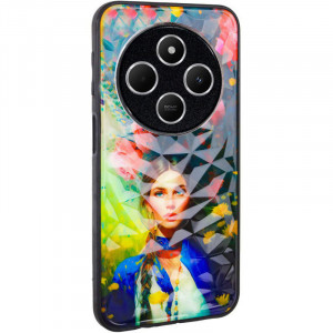 TPU+PC чохол Prisma Ladies для Xiaomi Redmi 14C / Poco C75 Peonies