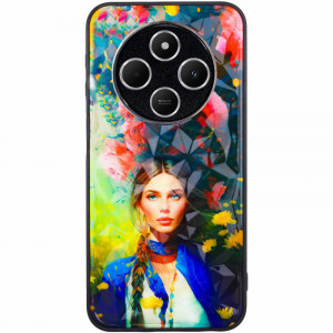 TPU+PC чохол Prisma Ladies для Xiaomi Redmi 14C / Poco C75 Peonies