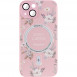 TPU+PC чохол Secret Garden with MagSafe для Apple iPhone 14 (6.1") Pink