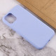 Силиконовый чехол Candy для Apple iPhone 13 mini (5.4) (Голубой / Lilac Blue) фото
