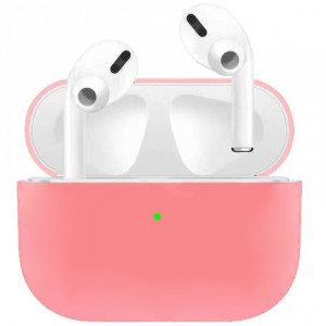 Силиконовый футляр для наушников AirPods Pro Pink