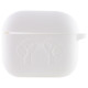 Силіконовий футляр для навушників AirPods 3 Білий / White - фото