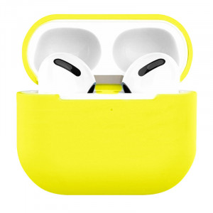 Силиконовый футляр для наушников AirPods 3 Желтый / Neon Yellow