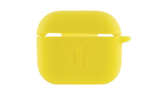 Силиконовый футляр для наушников AirPods 3 Желтый / Neon Yellow - фото