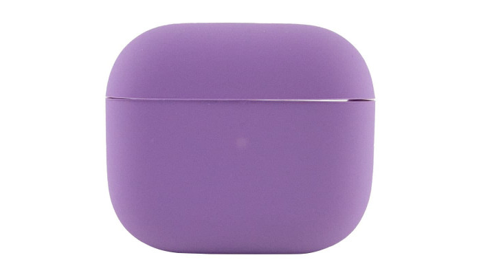 Силіконовий футляр для навушників AirPods 3 Фіолетовий / Violet - фото