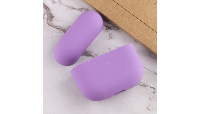 Силіконовий футляр для навушників AirPods 3 Фіолетовий / Violet - фото