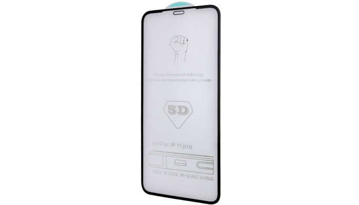 Захисне скло 5D Hard (full glue) (тех.пак) для Apple iPhone 11 Pro (5.8
