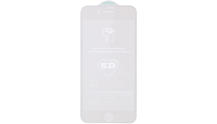 Защитное стекло 5D Hard (full glue) (тех.пак) для Apple iPhone 6/6s (4.7