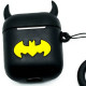 Силіконовий футляр Marvel & DC series для навушників AirPods 1/2 + кільце Batman New 1 - фото
