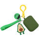 Силиконовый футляр Cute Charm для наушников AirPods Pro Avocado Junior / Зеленый - фото