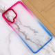 Чехол TPU+PC Fresh sip series для Samsung Galaxy M53 5G Синий / Розовый - фото