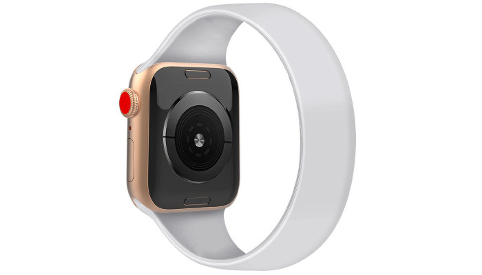 Ремінець Solo Loop для Apple watch 42mm/44mm 150mm (5) Білий / White - фото