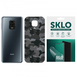 Захисна плівка SKLO Back (на задню панель) Camo для Xiaomi Redmi Note 9 4G / Redmi 9 Power / Redmi 9T Сірий / Army Gray