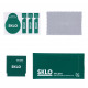 Защитное стекло SKLO 3D (full glue) для Samsung A20 / A30 / A30s / A50/A50s/M30 /M30s/M31/M21/M21s Черный - фото