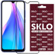 Защитное стекло SKLO 3D (full glue) для Xiaomi Redmi Note 8T Черный - фото