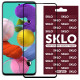 Защитное стекло SKLO 3D (full glue) для Samsung Galaxy A51 / M31s Черный - фото