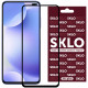 Защитное стекло SKLO 3D для Xiaomi K30 / Poco X3 / X3 NFC / X3 Pro / Mi 10T/ Mi 10T Pro Черный - фото