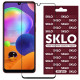 Захисне скло SKLO 3D (full glue) для Samsung Galaxy A31 Чорний - фото