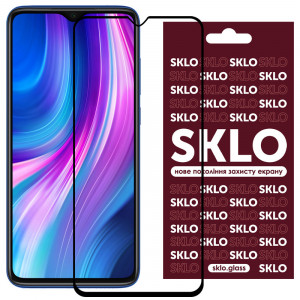 Захисне скло SKLO 3D для Xiaomi Redmi 9A / 9C / 10A / Redmi A1 / A1+ / A2 / A2+ Чорний